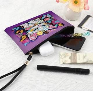 Preview: Diamond Painting Handtasche Schmetterlinge